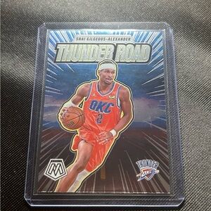 Oklahoma City Thunder Shai Gilgeous-Alexander Road Basketball Trading Card